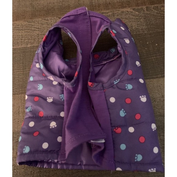 Build A Bear Dog Caramel Pup Plush Brown Ears Tongue Sticking Out With Vest - Picture 11 of 11